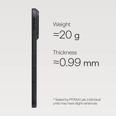 Pitaka Ultra-Slim Case (With PitaTap) for iPhone 17 Pro - 600D #color_600d
