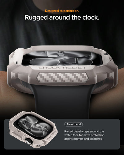Spigen Rugged Armor 2 Case for Apple Watch Series 11 / Series 10 46mm
