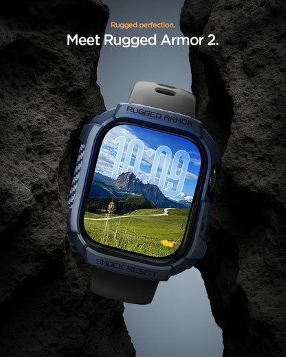 Spigen Rugged Armor 2 Case for Apple Watch Series 11 / Series 10 46mm