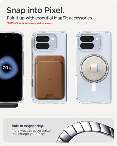 Spigen Ultra Hybrid Metal Ring (Mag Fit) Case for Google Pixel 10 Pro Fold