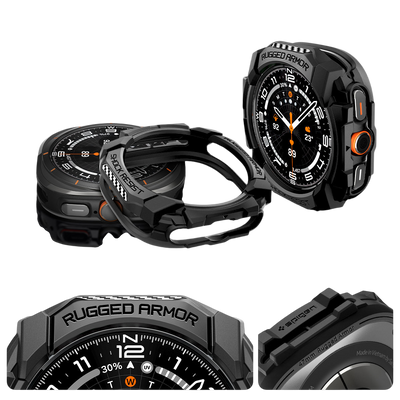 Spigen Rugged Armor Case for Samsung Watch Ultra 47mm (2025/2024)