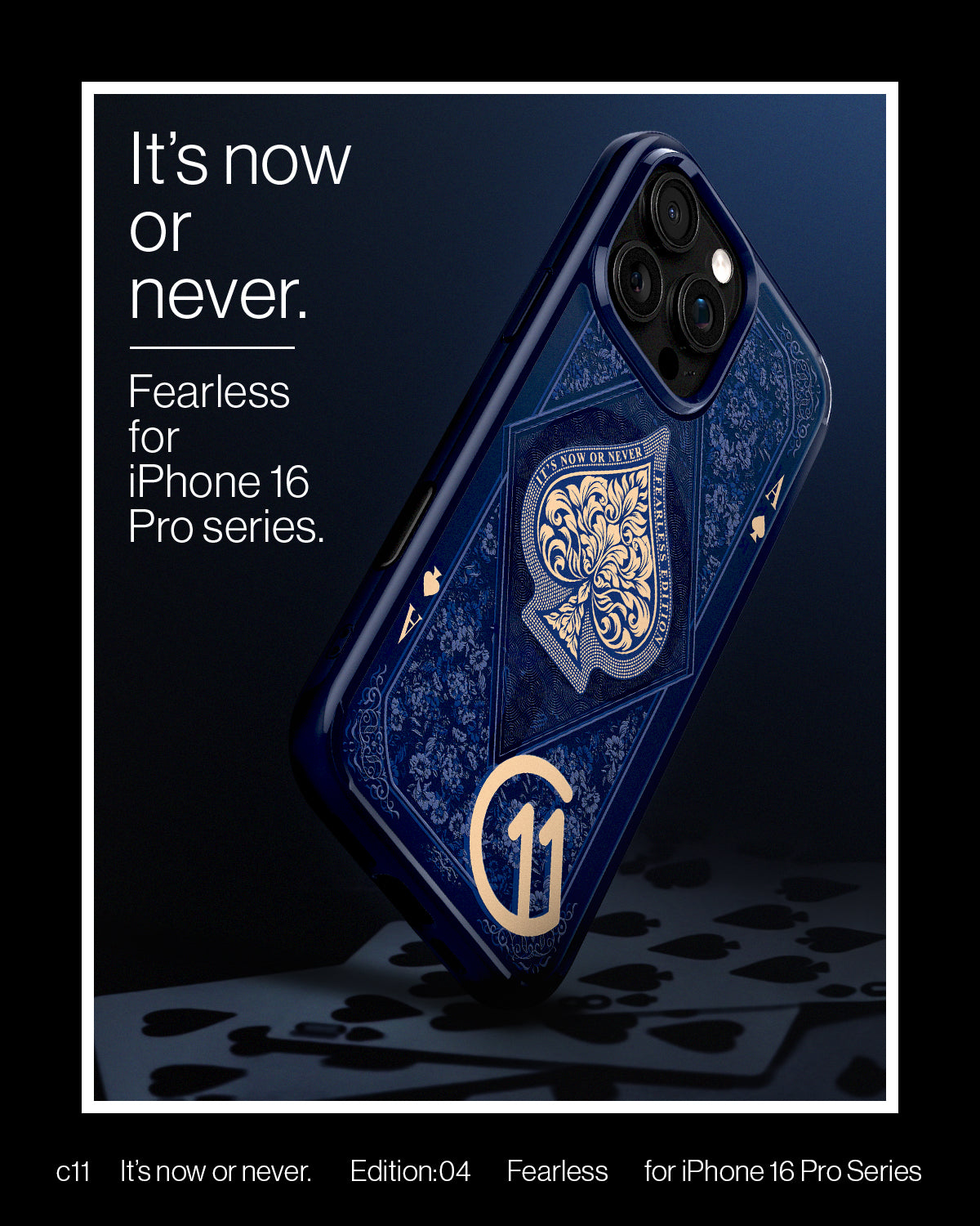 حافظة Spigen c11 Series Fearless Edition (MagFit) لهاتف iPhone 16 Pro