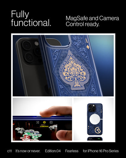 حافظة Spigen c11 Series Fearless Edition (MagFit) لهاتف iPhone 16 Pro