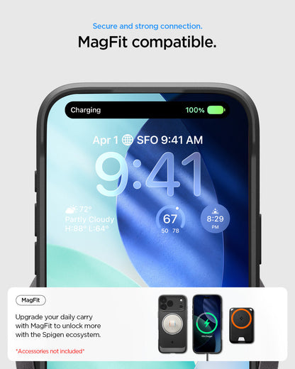 Spigen Rugged Armor (MagFit) Case for iPhone 17 Pro Max