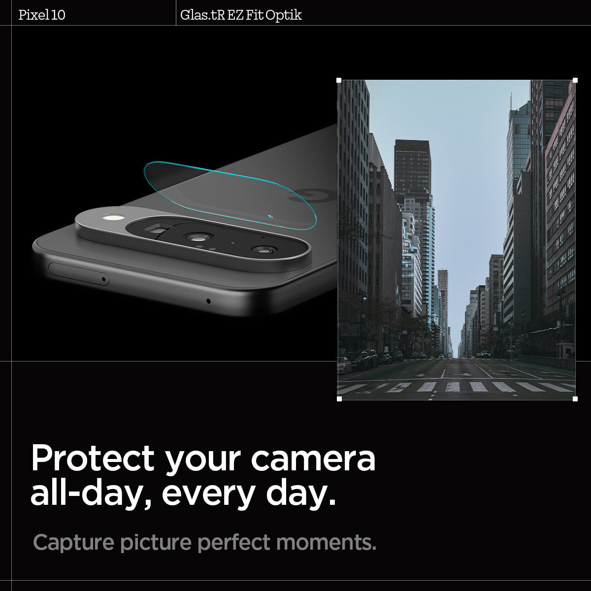 Spigen Optik EZ Fit Lens Protector for Google Pixel 10 Series