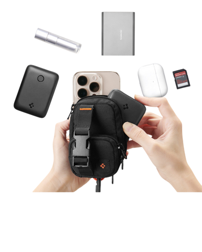 Spigen حامل بطاقات MagSafe طراز Snap Zip (MagFit)