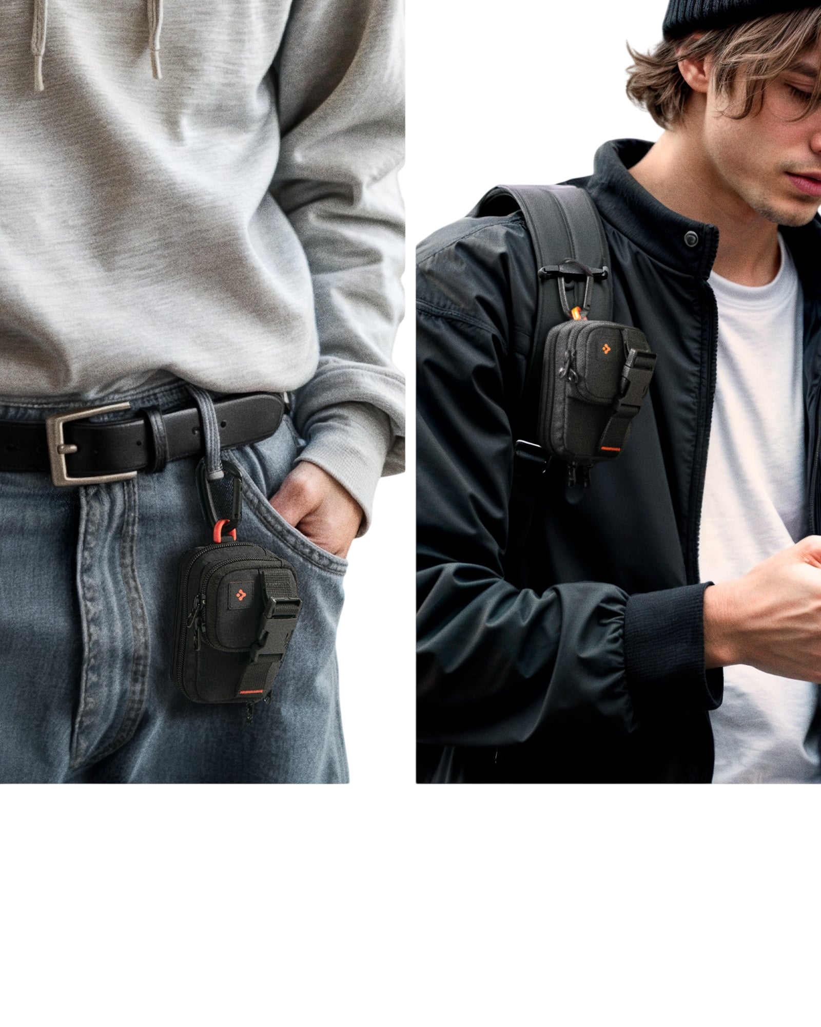 Spigen حامل بطاقات MagSafe طراز Snap Zip (MagFit)
