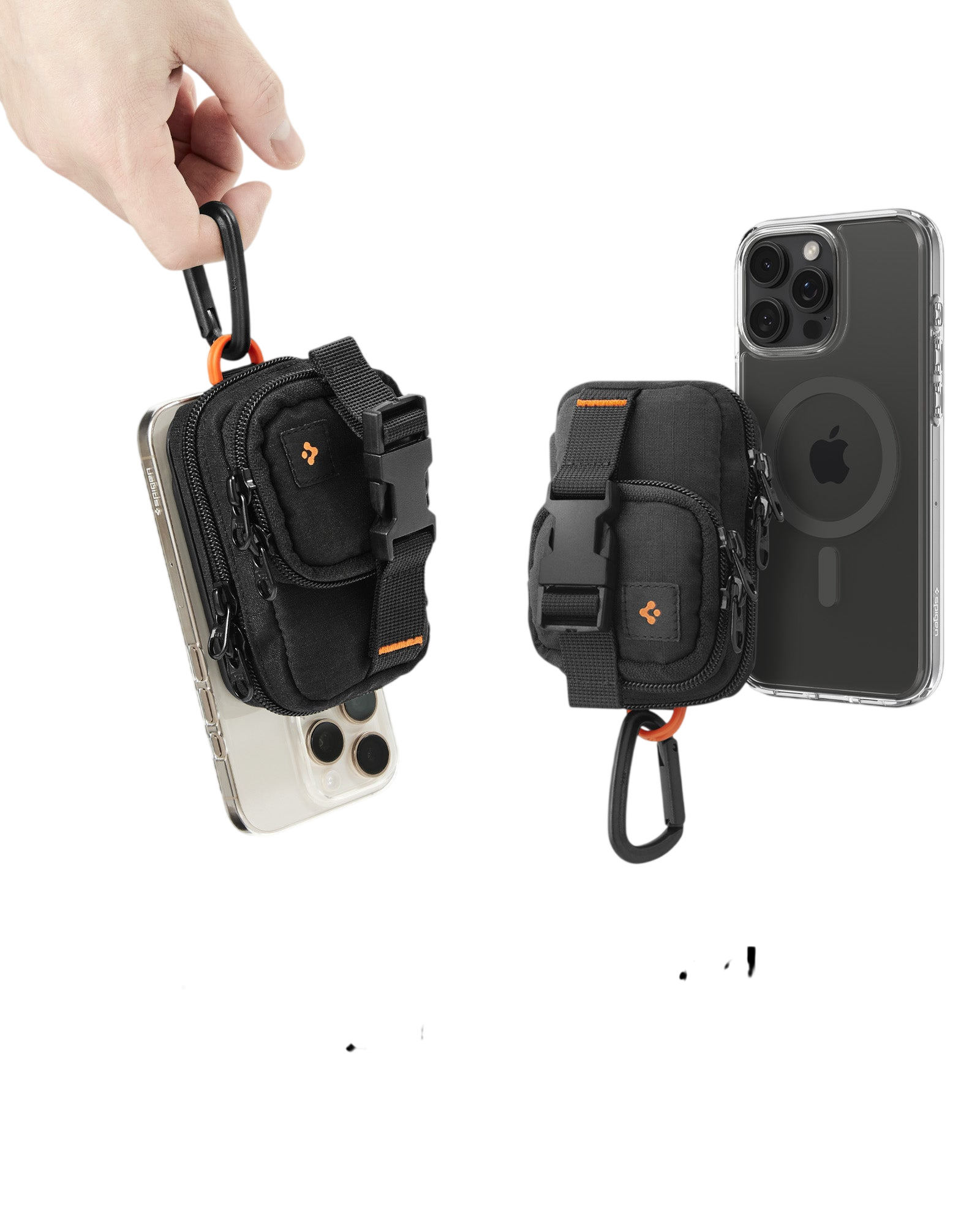 Spigen حامل بطاقات MagSafe طراز Snap Zip (MagFit)