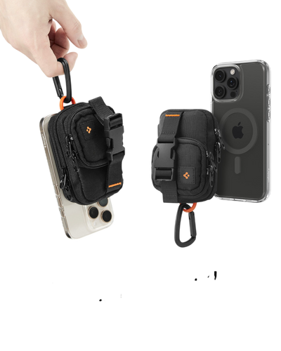 Spigen حامل بطاقات MagSafe طراز Snap Zip (MagFit)