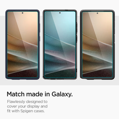 حامي شاشة Spigen GLAS.tR EZ Fit لجهاز Samsung Galaxy S25 Ultra - عبوة من 2