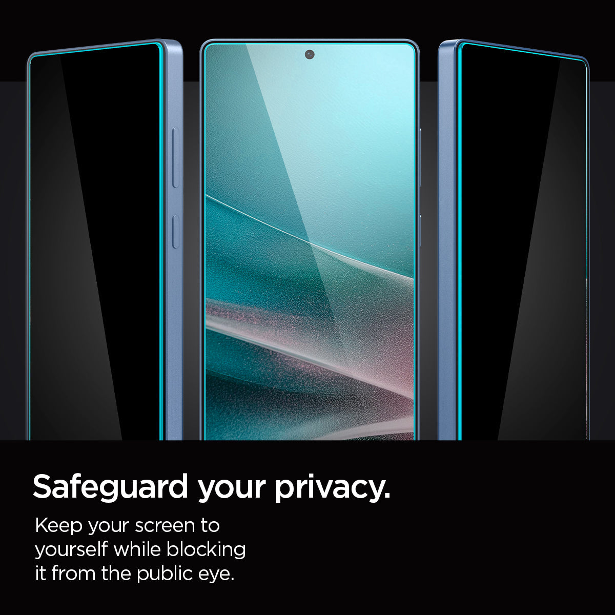 Spigen GLAS.tR EZ Fit | Privacy Screen Protector (2-Pack) for Samsung Galaxy S25 Ultra