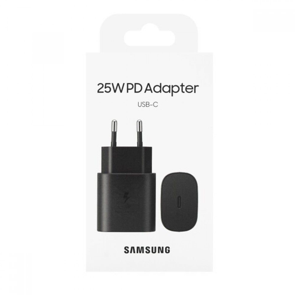 SAMSUNG Adapter Plug 25w PD USB-C (2 Pin) - Black