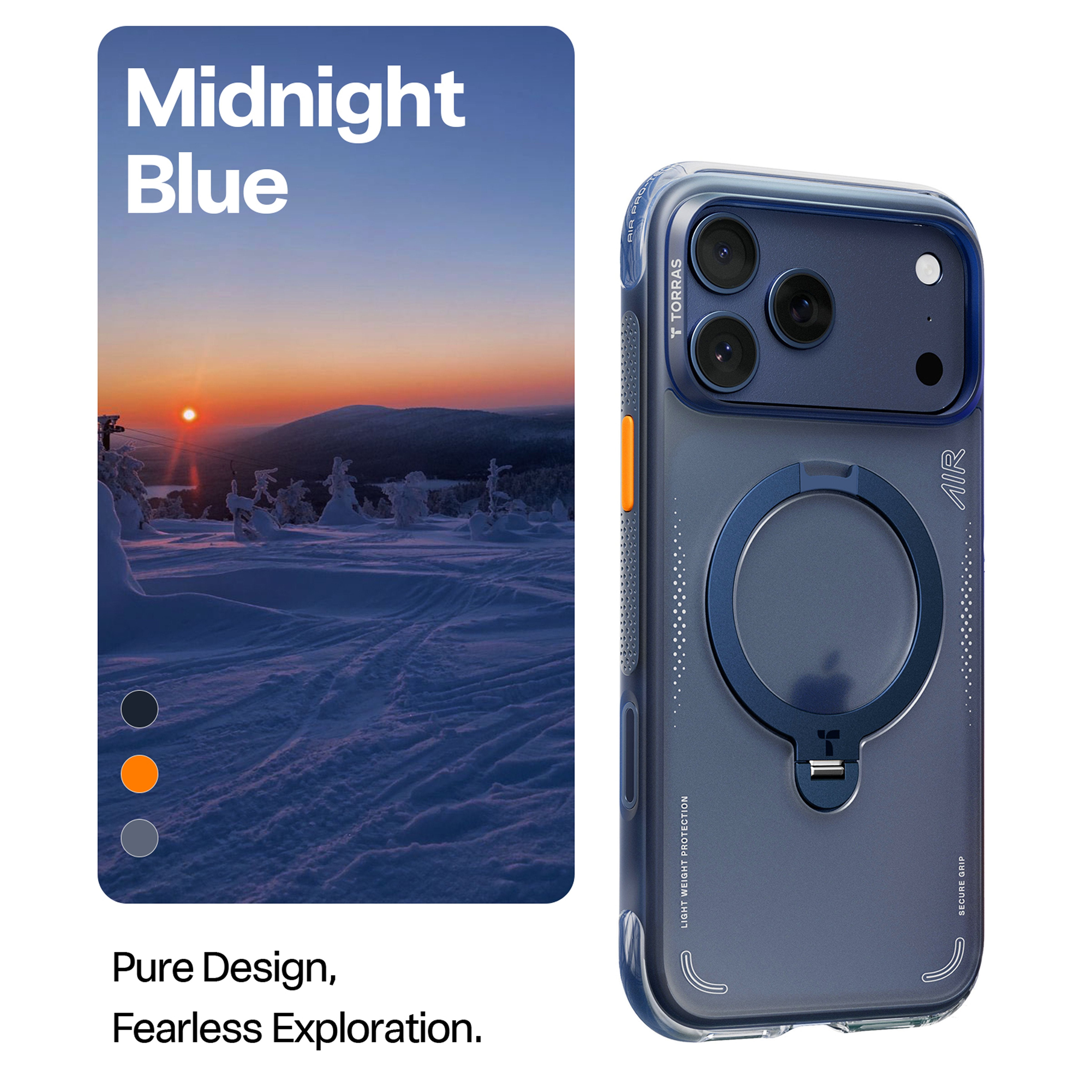 حامل توراس أوستاند Q3 إير لهاتف آيفون 17 برو ماكس 