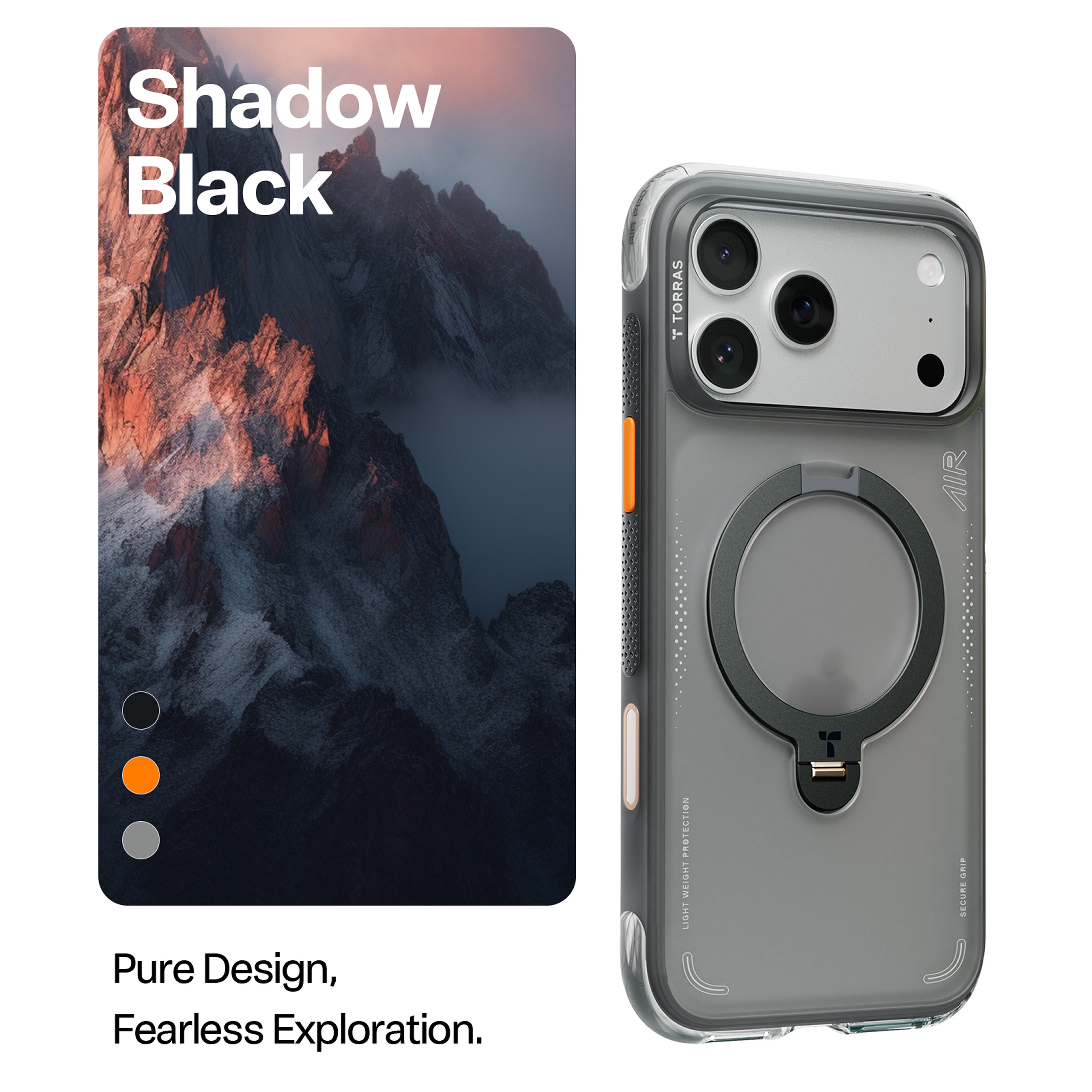 حامل توراس أوستاند Q3 إير لهاتف آيفون 17 برو ماكس 