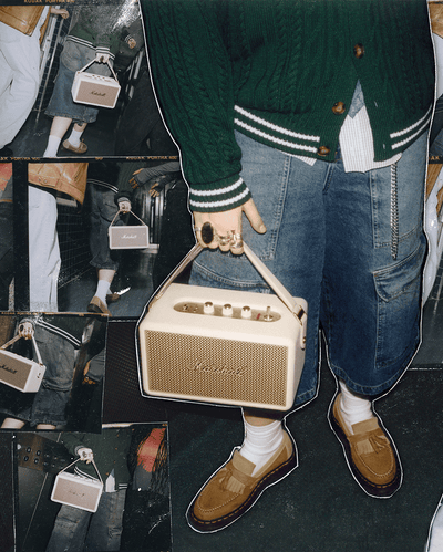 Marshall Kilburn III Portable Bluetooth Speaker - Cream 