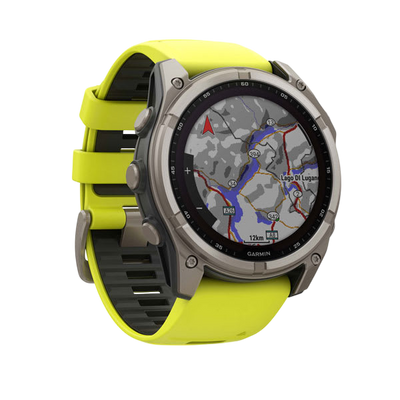 Fenix 8 51mm Solar Amp Yellow - left