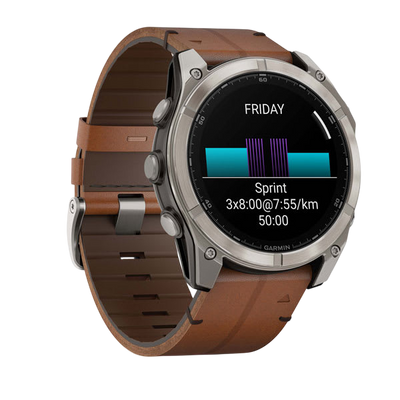 Fenix 8 51mm Bare Titanium Black - left