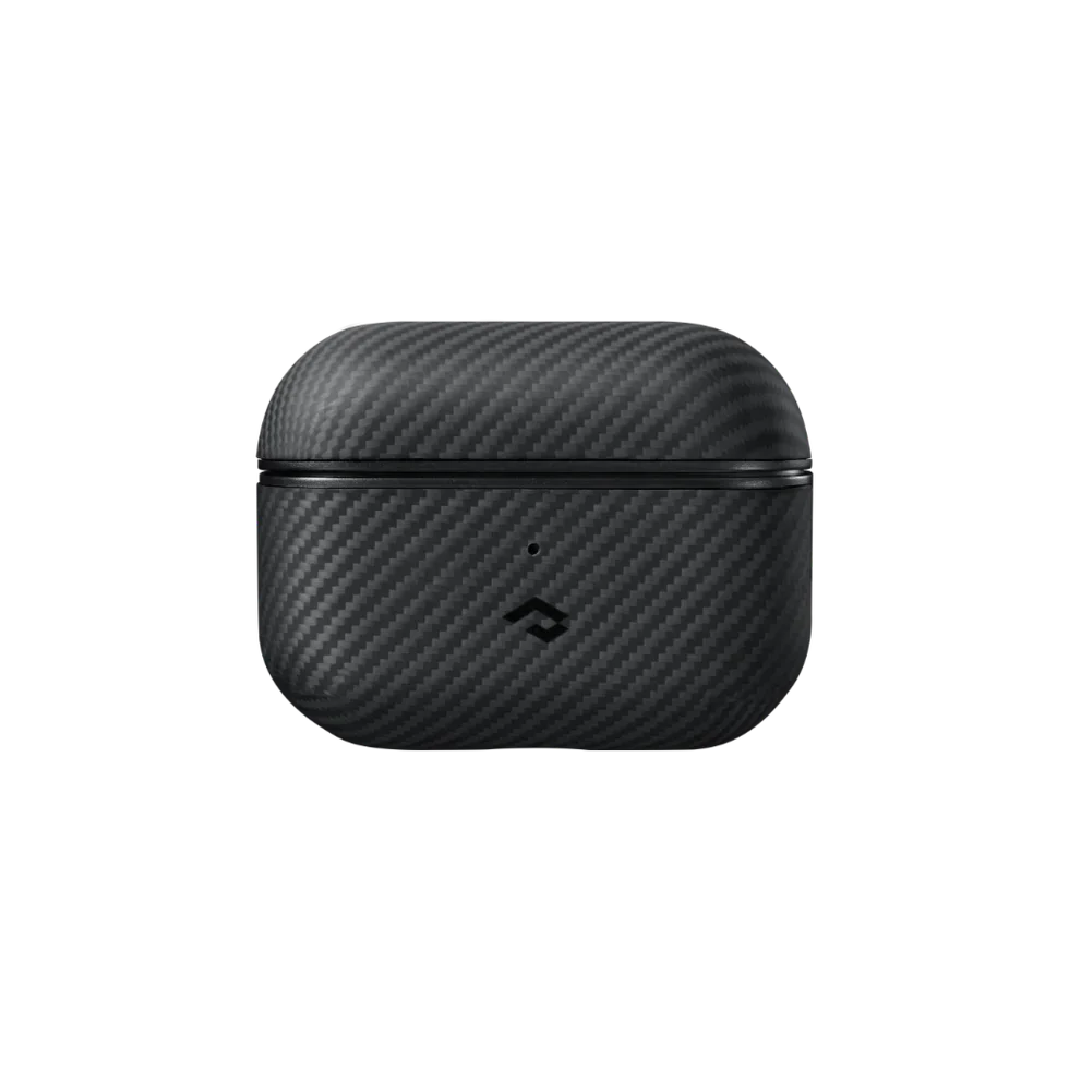 Pitaka MagEZ Case For AirPods Pro 2 - Black/Grey Twill