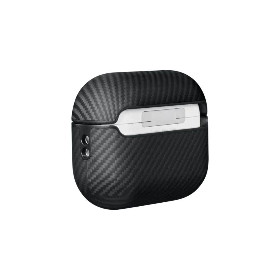 Pitaka MagEZ Case For AirPods Pro 2 - Black/Grey Twill