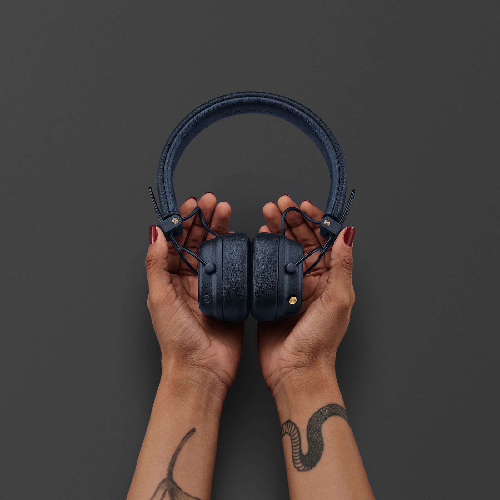 Marshall Major V Bluetooth Headphones - Blue 
