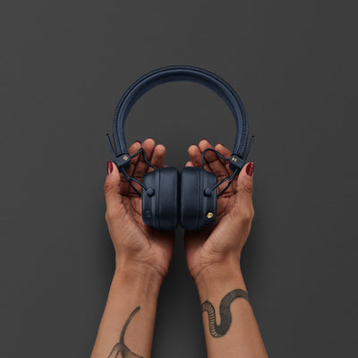 Marshall Major V Bluetooth Headphones - Blue 