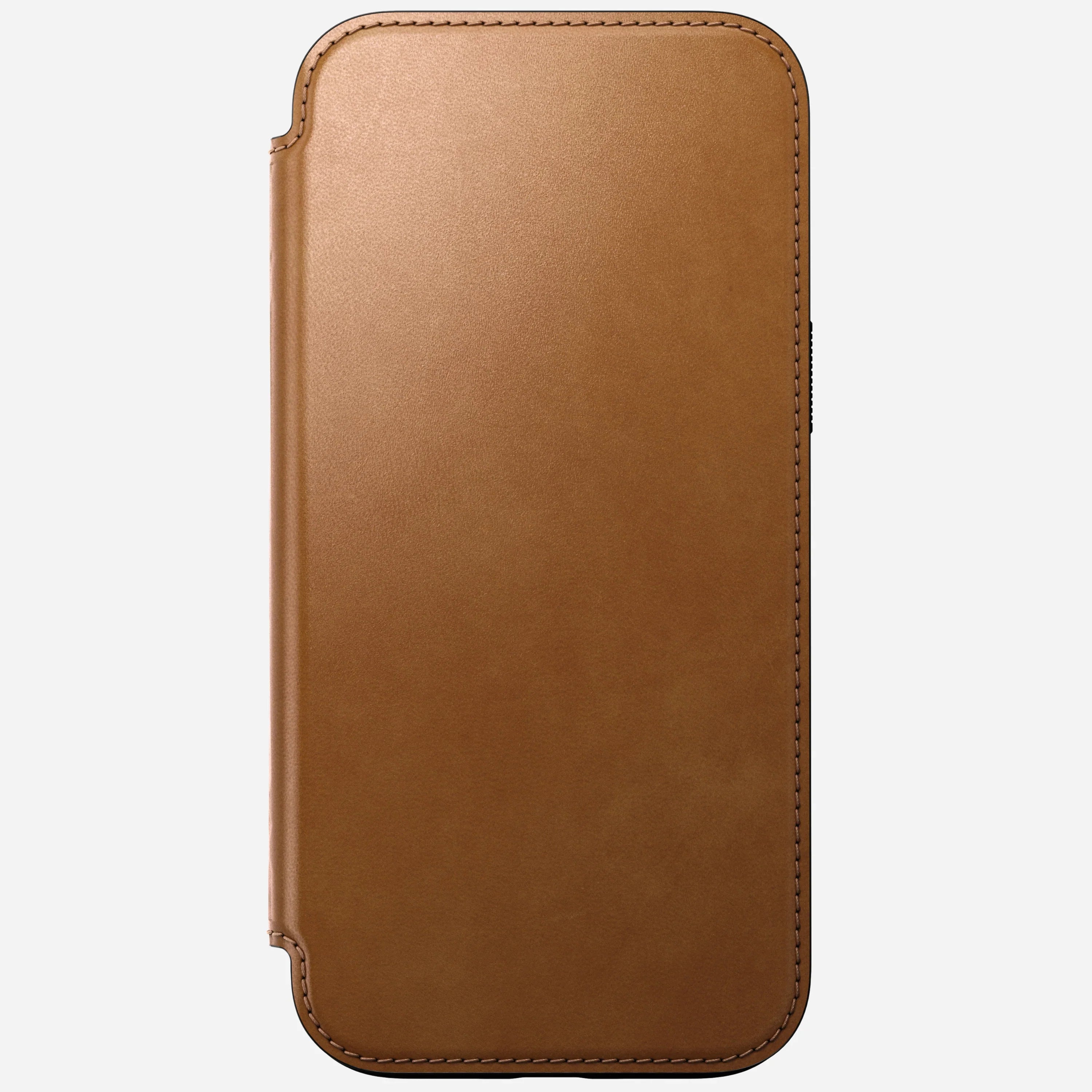 Nomad Modern Leather Folio Case for iPhone 16 Pro Max - English Tan