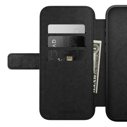 Nomad Modern Leather Folio Case for iPhone 16 Pro Max - English Tan