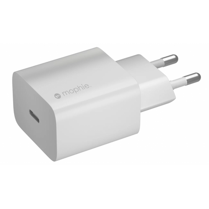 موفي محول جداري USB-C 20 وات - أبيض