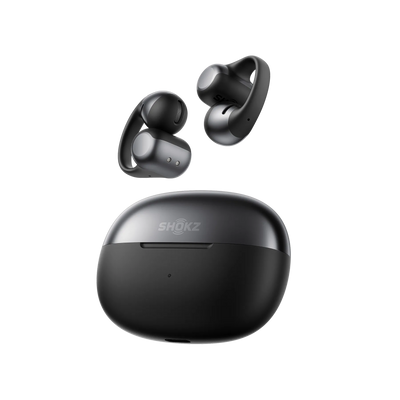 Shokz OpenDots One Clip-On Open-Ear Earbuds - Black 