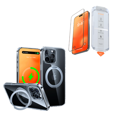 TOORAS Ostand Pro 360° Rotate Stand MagSafe Case for iPhone 16 Pro Max