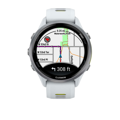 Garmin Forerunner 970 Whitestone - right face
