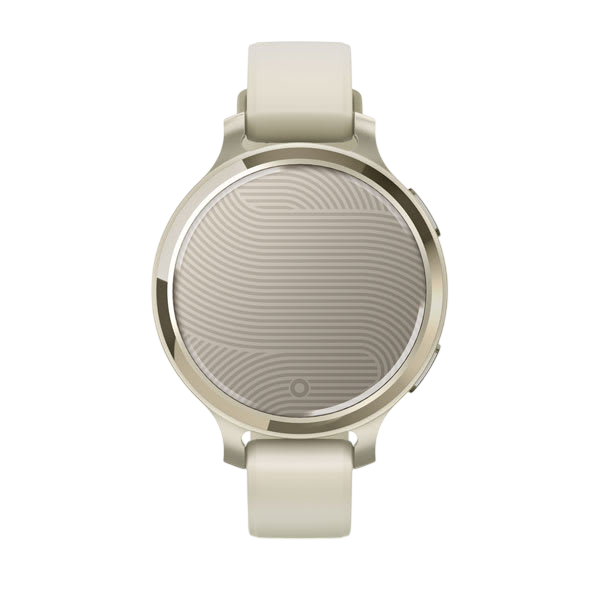 Garmin Lily 2 Active Fitness Smartwatch - Lunar Gold / Bone Silicone #color_lunar-gold-bone-silicone