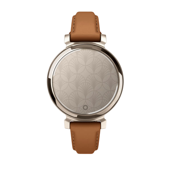 Garmin Lily 2 - Cream Gold / Tan Leather #color_cream-gold-tan-leather