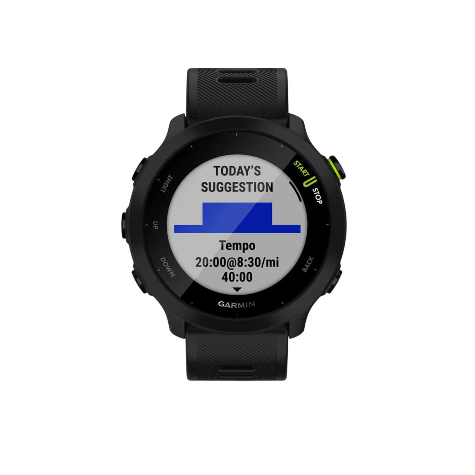 Garmin Forerunner 55 GPS Running Smartwatch - Black (010-02562-14)