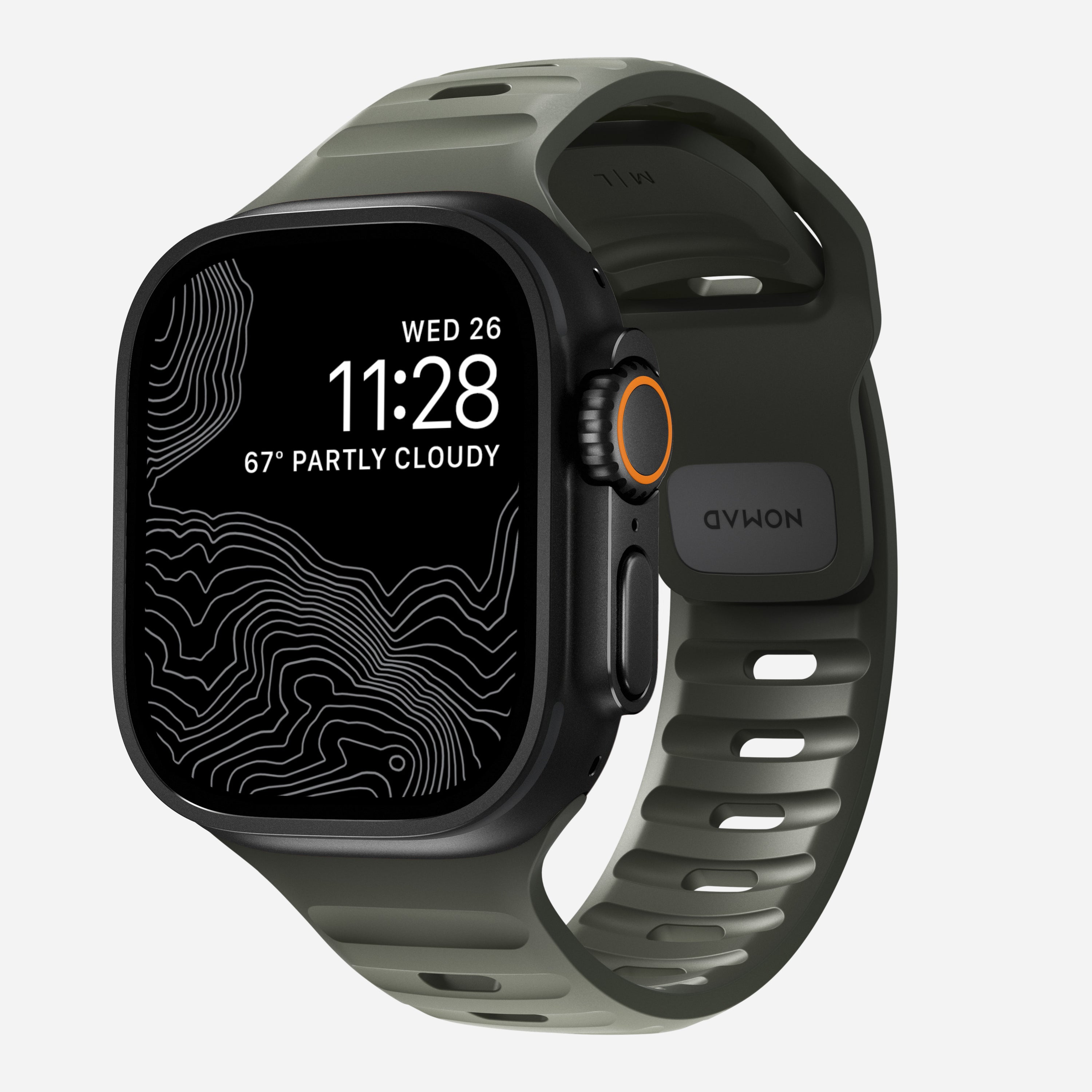 Nomad Waterproof Sport Band for Apple Watch 49mm / 46mm / 45mm