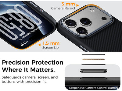 Benks ArmorPro 600D Case built with Kevlar® for iPhone 17 Pro / Pro Max / Air - features