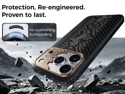 Benks Knight ArmorPro Case built with Kevlar® for iPhone 17 Pro & Pro Max - features