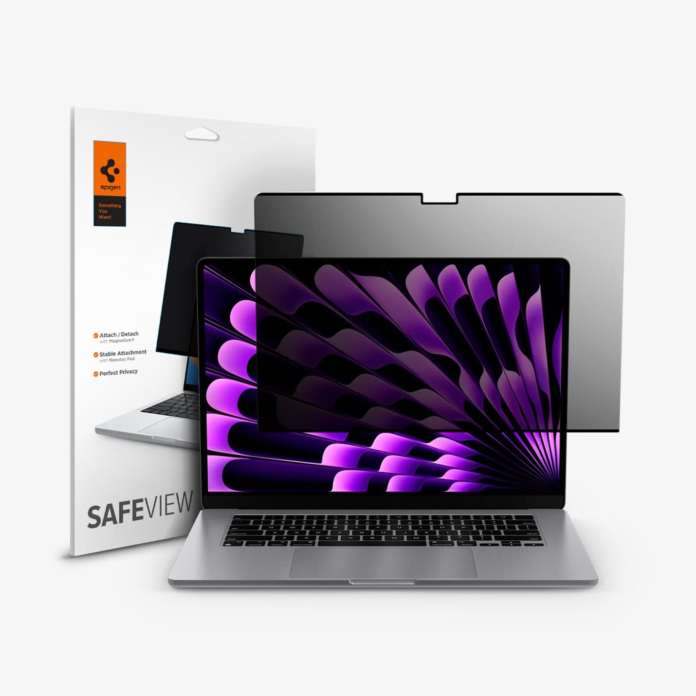 Spigen Safe View for MacBook Air (M4 / M3 / M2)