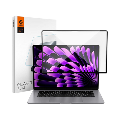 Spigen GLAS.tR SLIM Screen Protector for MacBook Air (M5 / M4 / M3 / M2) - MacBook Air 15-inch #device_macbook-air-15-inch