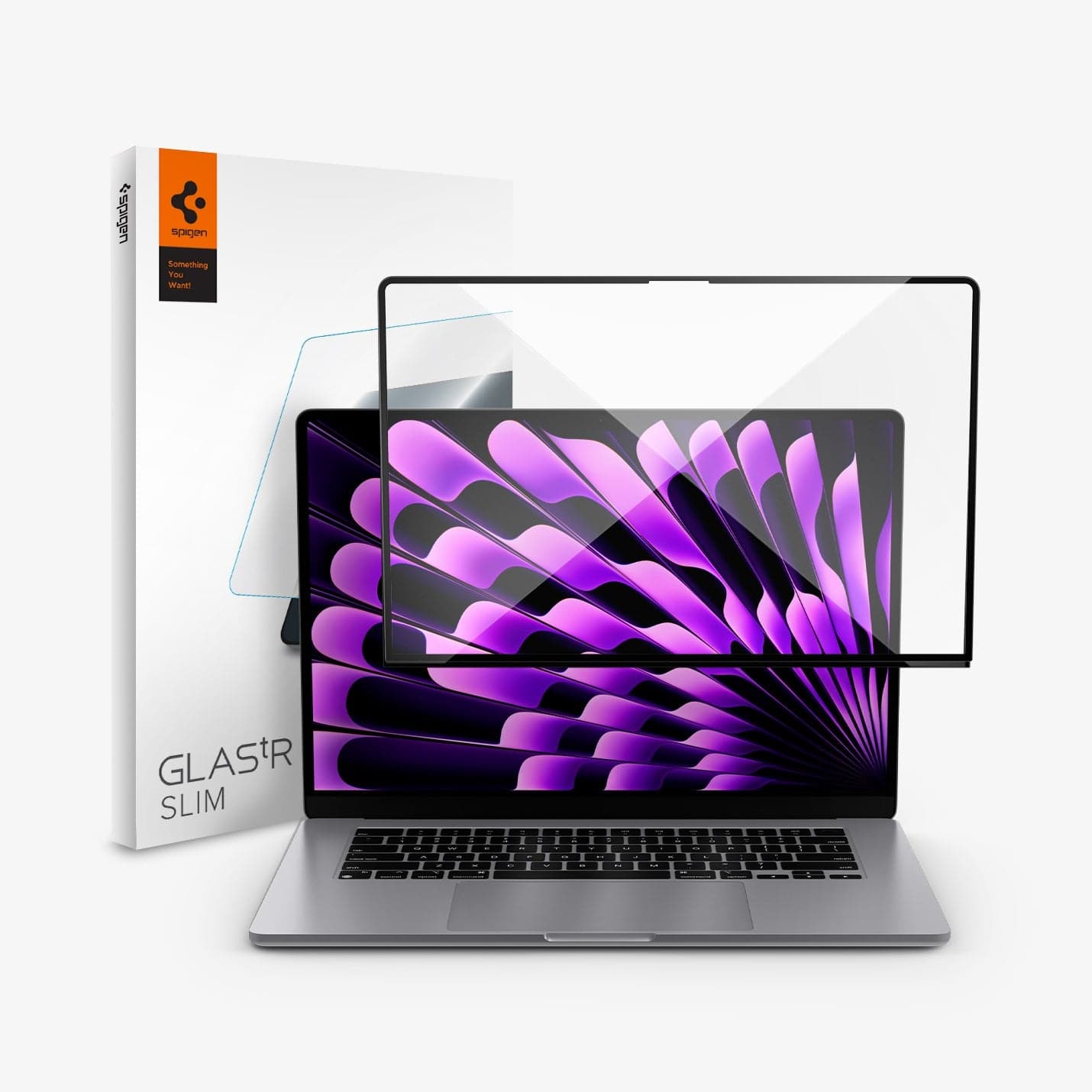 Spigen GLAS.tR SLIM Screen Protector for MacBook Air (M4 / M3 / M2)