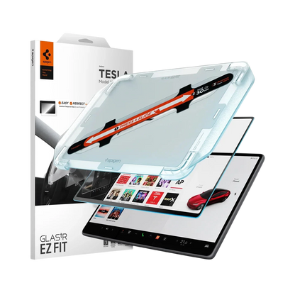 Spigen Tempered Glass Spigen Tesla tR Slim Anti Glare Screen Protector (Rear Display) 1 Pack - Tesla Model 3 (2025/2024) - Y (2025)