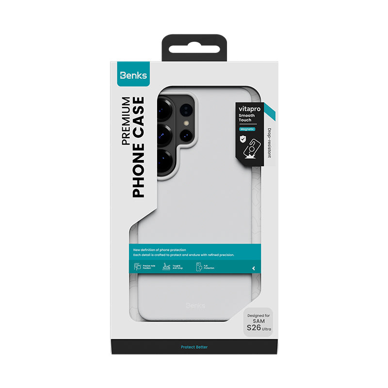 Benks VitaPro Leather Case for Samsung Galaxy S26 Ultra / S26+ / S26