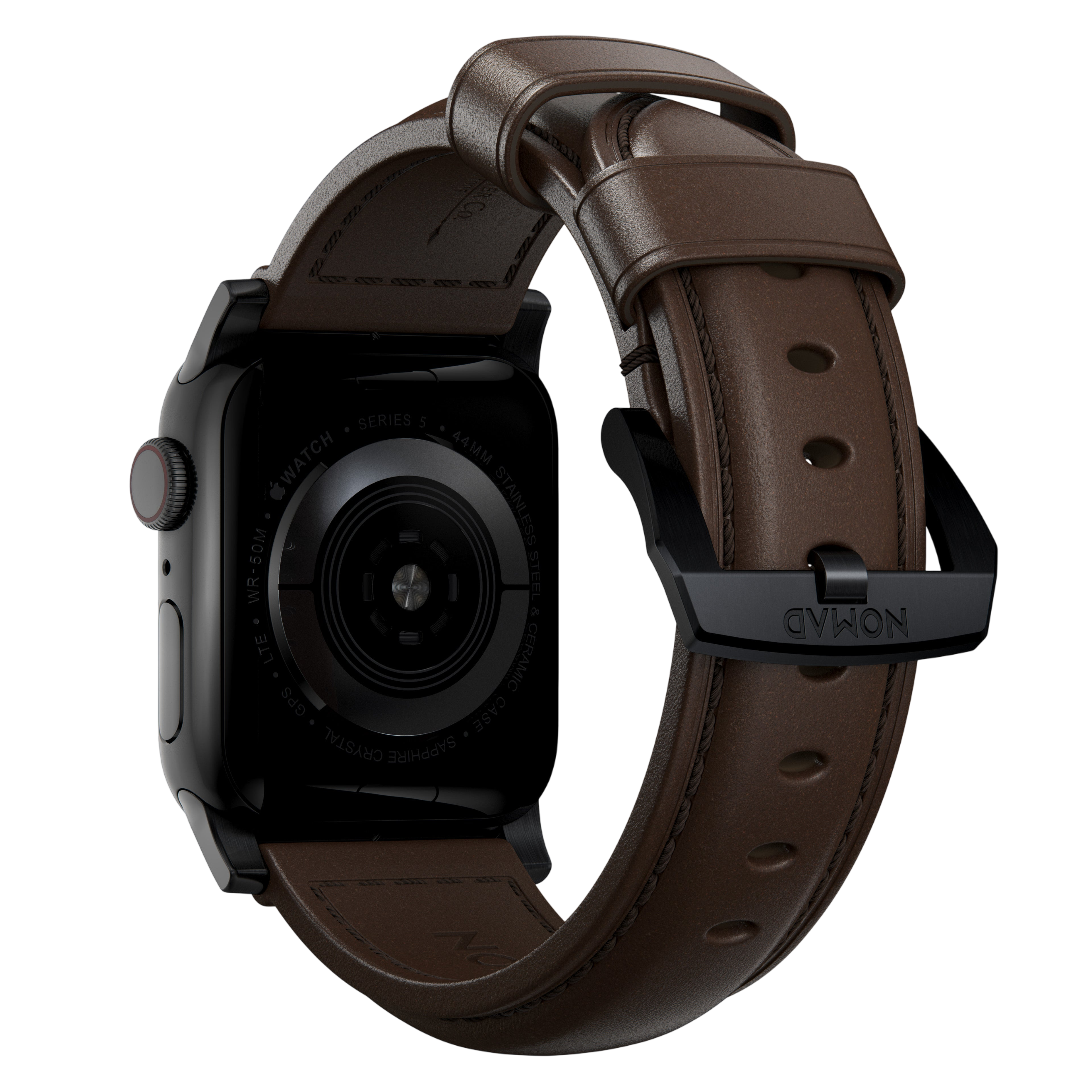 حزام جلد تقليدي من نوماد لساعات آبل 49mm / 46mm / 45mm