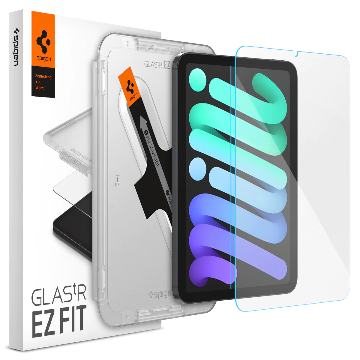 واقي شاشة سبايجن EZ FIT GLAS.tR لجهاز iPad mini 5