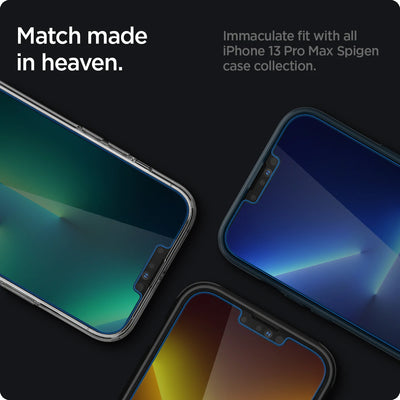 Spigen Screen Protector EZ FIT GLAS.tR SLIM for iPhone 14 Plus / 13 Pro Max 2 pack  - Clear