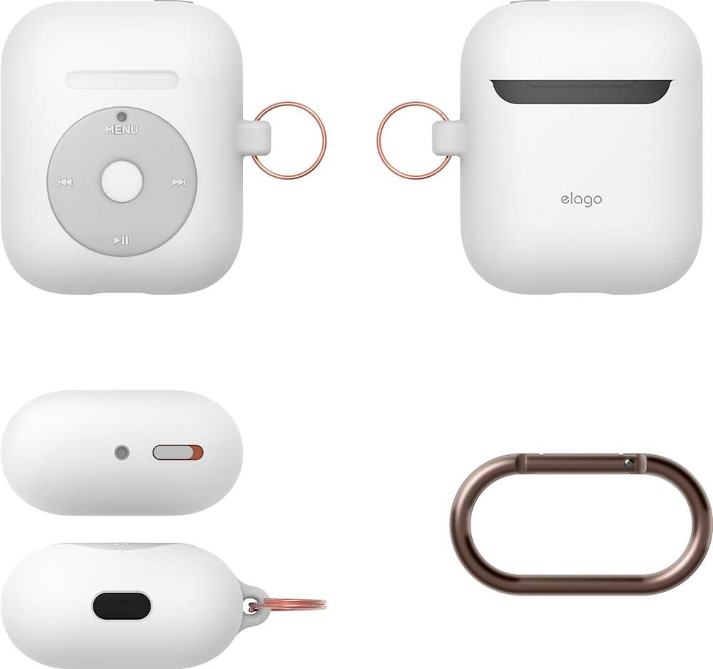 Elago - AW6 Hang Case for Apple AirPods - White