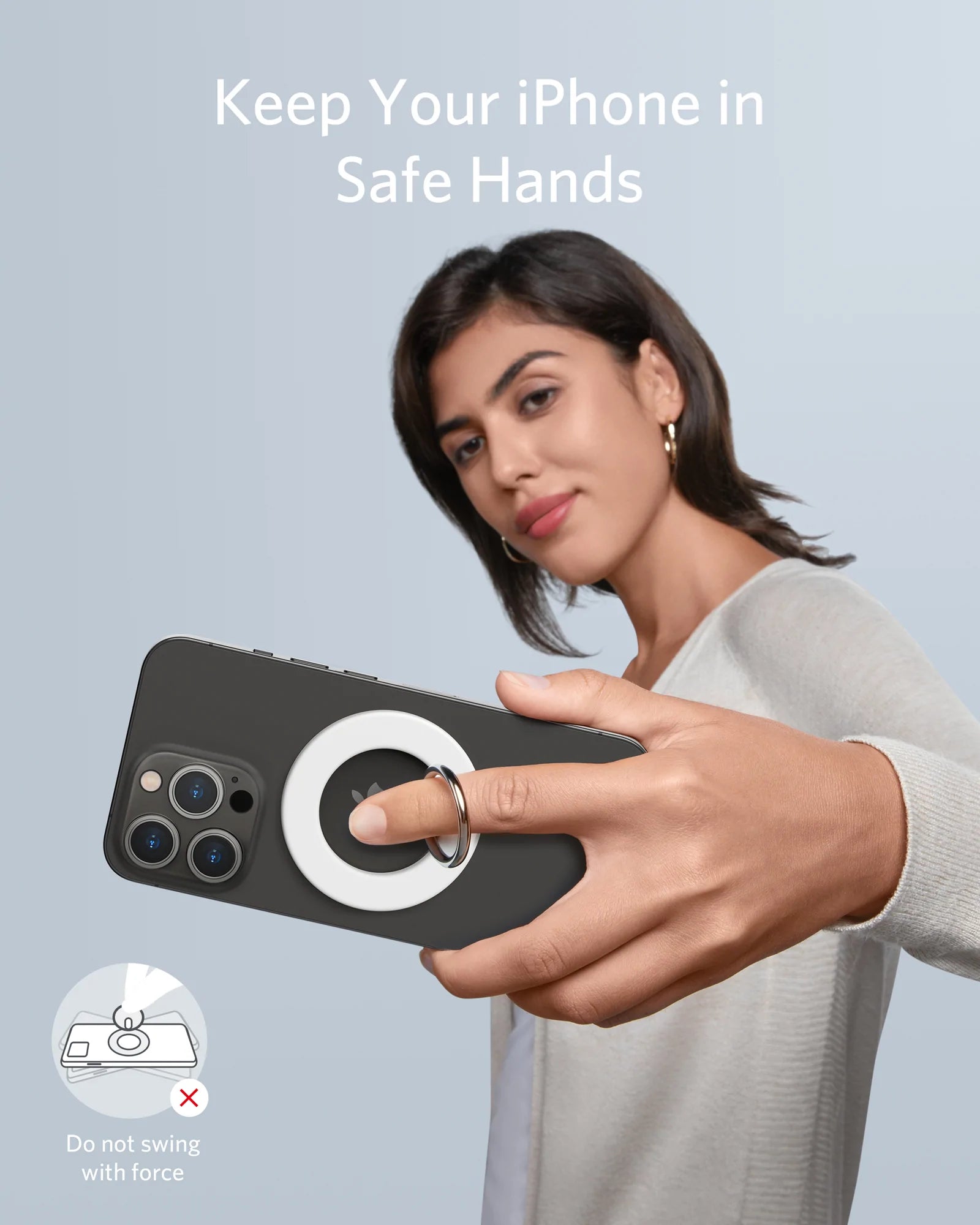 Anker SNAP. HOLD. GO. 610 Magnetic Phone Grip (MagGo)