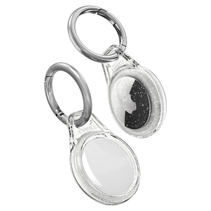 Cyrill by (Spigen) AirTag Shine Key Ring - Crystal Clear Glitter