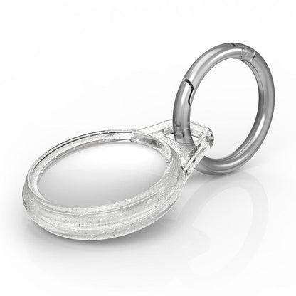 Cyrill by (Spigen) AirTag Shine Key Ring - Crystal Clear Glitter