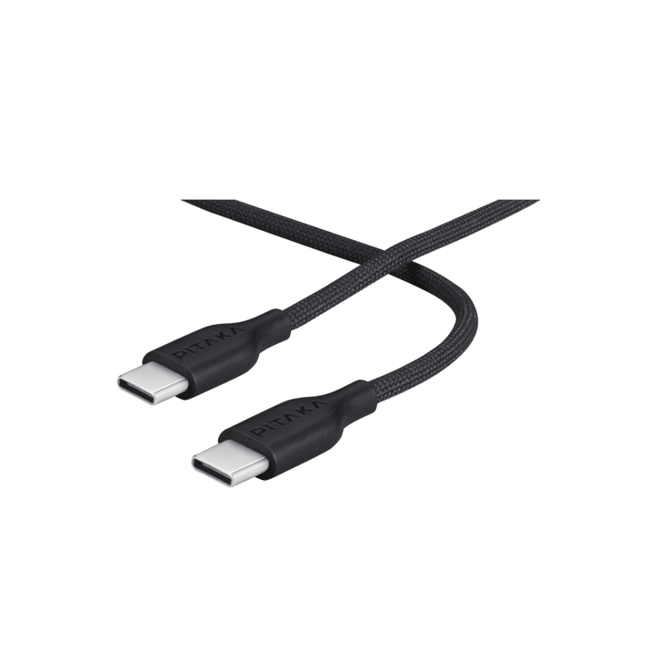كابل Pitaka Flex المضفر USB-C إلى USB-C